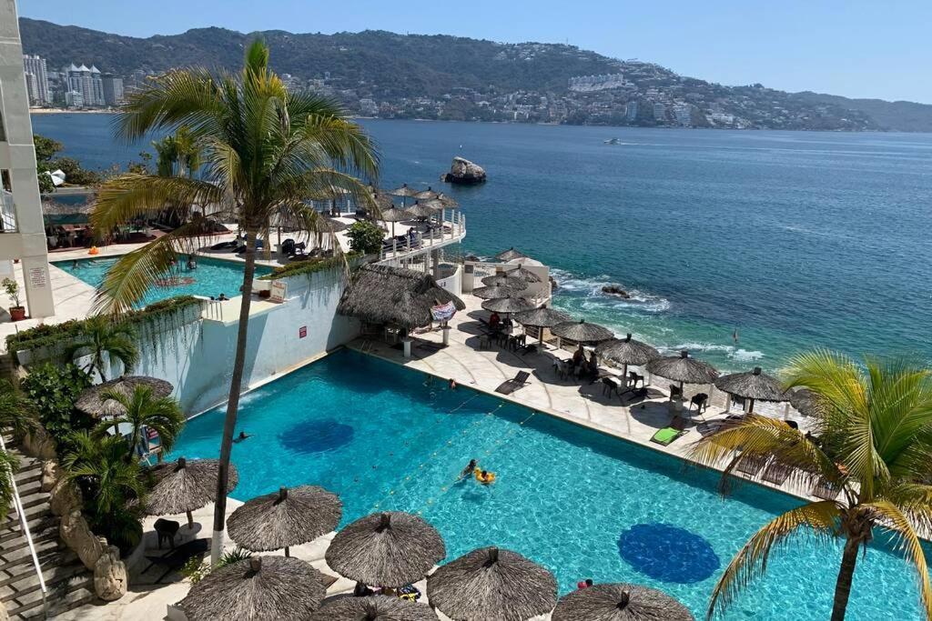 Suite Frente Al Mar En El Corazon De 아카풀코 외부 사진