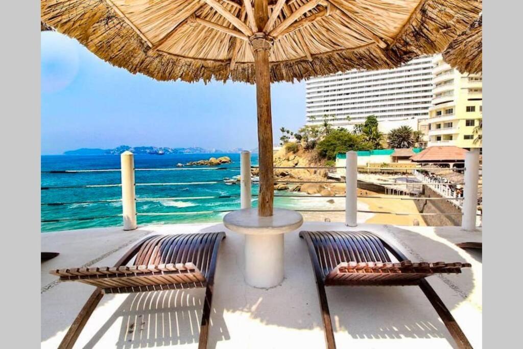 Suite Frente Al Mar En El Corazon De 아카풀코 외부 사진